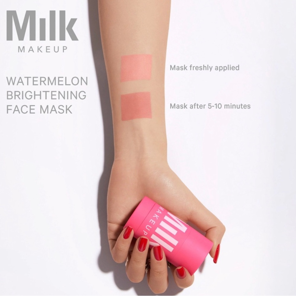 Milk Makeup watermelon brightening face mask solid clay mask stick NEW - Picture 4 of 4